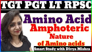 AminoAcid  Types of Amino Acids  Amphoteric Nature Of Proteins  Home Science CLASSES by Divya [upl. by Vullo]