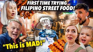 British Parents React to FILIPINO STREET Food at INSANE Night Market [upl. by Hamilton932]