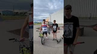 BMX vs Scoot Кто выше прыгает shorts трюковойсамокат велосипед бмх [upl. by Reitman]