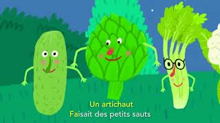 Tous les légumes Chanson du potager Ⓓⓔⓥⓐ Enfants Scolaire [upl. by Annayar]