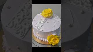 Rose cake decoration ideas rosecake cakedecorating shorts trending [upl. by Duane]