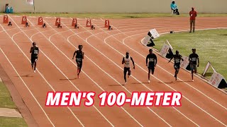 Mens 100m Final  World Athletics Championships U20 Trials 2024 [upl. by Sluiter]