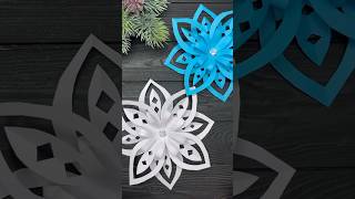 Easy Paper Snowflakes Paper Christmas decorations Tutorials [upl. by Em447]