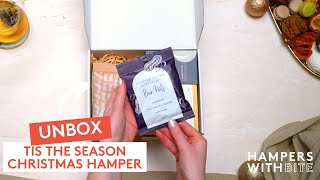 Tis The Season Xmas Hamper  Christmas Hampers 2023 I Hampers With Bite [upl. by Aynatal]