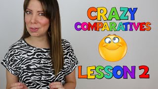 🔴 COMO USAR COMPARATIVOS EN INGLES 💁 QUE SON LOS COMPARATIVOS 📚 ADJETIVOS COMPARATIVOS EN INGLES [upl. by Efthim]