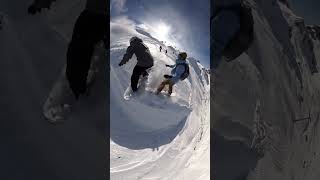 Skifahrer haben die Klippe nicht kommen sehen Quelle galdoronconstruction auf IG [upl. by Nosdrahcir]