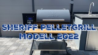 SHERIFF PELLETGRILL Modell 2022  Alle Verbesserungen des Facelift auf einen Blick [upl. by Akemot]