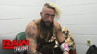 Enzo Amore blames everyone but himself Raw Fallout Oct 9 2017 [upl. by Oirasan]