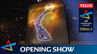 Final Opening Show  FC Barcelona vs MKBMVM Veszprem  2015 VELUX EHF FINAL4 [upl. by Ahsekim]