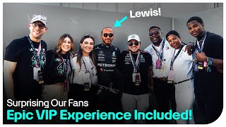 Surprising Lucky Mercedes Fans With VIP F1 Paddock Passes [upl. by Seftton]