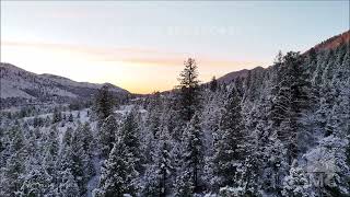 10312024 Cascade Colorado  Breathtaking Sunrise First Snowfall Views [upl. by Eikcir]