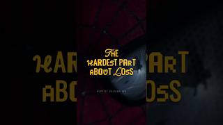 Living with the absence hoping the pain fades  spiderman gwenstacy shorts quotes motivation [upl. by Dnomaj855]