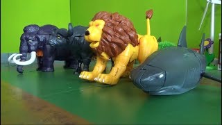 헬로카봇 4마리 동물 로봇 변신 장난감 놀이 Hello Carbot 4 Animals Robot Transformation Toys Play [upl. by Elcarim98]