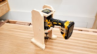 Making A Portable Drill Press  Drilling Guide [upl. by Emmett]