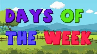 Nursery Rhyme Street  Days of the Week  Popular Nursery Rhymes and Kids Songs  Ep 10 [upl. by Killion]