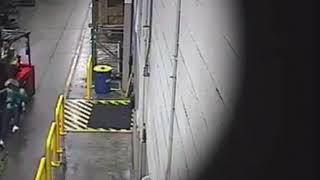 Forklift vs Ped Cell Phone Walking [upl. by Gelasias]