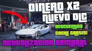 NUEVA ACTUALIZACIÓN SEMANAL GTA 5 ONLINE BONIFICACIONES X2 COCHE GRATIS DESCUENTOS Y MÁS [upl. by Michael]