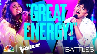 Ciana Pelekai vs Denisha Dalton  Tate McRaes quotyou broke me firstquot  The Voice Battles 2021 [upl. by Ydnac602]