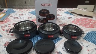 Best Milton Hotcase Unboxing amp Review  Latest Design Hot  Top 3 Milton Insulated casseroles  SK [upl. by Delmer281]