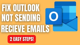 Fix Outlook Not Sending or Receiving Emails in 2 EASY STEPS [upl. by Onivag]