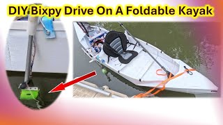 DIY Bixpy Drive on A DIY Folding Kayak [upl. by Leighton]