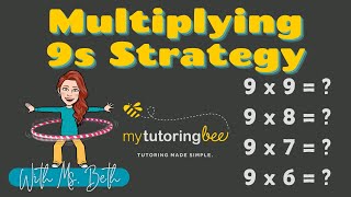 Multiplying 9s Strategy [upl. by Aihsoem]