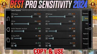 Best PUBG amp BGMI Scope Sensitivity Settings 2024⚙️ Optimal Camera ADS amp Gyroscope  Non Gyro Sensi [upl. by Vanzant]