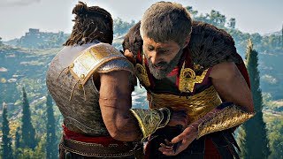 Assassins Creed Odyssey  Alexios Kills Father amp Son Nikolaos amp Stentor [upl. by Herrah]