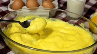 Crema pastelera en menos de 5 minutos  MUY FACIL  Vídeo 81 [upl. by Anniram]