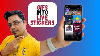 How to Turn GIFs into Live Stickers in iOS 17 on iPhone and iPad 🔥 [upl. by Bracci]