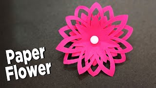 How To Make Paper Flower  Origami Flower  DIY Craft [upl. by Inkster]