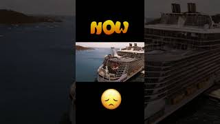 Ships now vs then goviral titanic cunard edit whitestarline trendingshorts fyp oceanliners [upl. by Aillimac117]