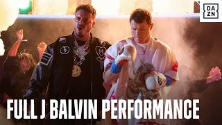 J Balvins Full Performance At Canelo vs Yildirim [upl. by Anul]