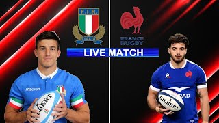 LIVE MATCH ITALIE  FRANCE TOURNOIS DES 6 NATIONS 2023 [upl. by Mufinella]