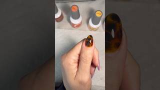 Tortoise shell nails tortoise nailart nail fypシ゚viral [upl. by Trilbie]