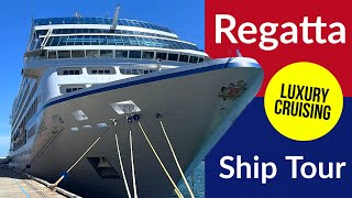 OCEANIA REGATTA  Full 2024 Tour of Regatta Luxury Cruise Ship [upl. by Willcox]