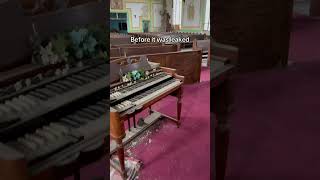 Abandoned church in Detroit destroyed  After vid credit to trueexplores [upl. by Anayra393]