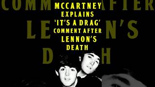 The Beatles Paul McCartney On Comments After Lennons Death shortvideo shorts shortsfeed short [upl. by Ainorev]