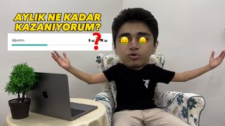 AYLIK NE KADAR KAZANIYORUM🤑 500000 ABONE ÖZEL SORUCEVAP [upl. by Berri949]