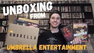 Umbrella Entertainment Horror DVDs  Unboxing [upl. by Nissensohn55]