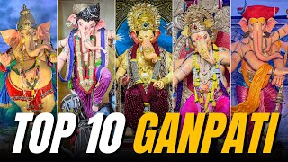 Mumbai’s Top 10 Famous Ganpati Darshan 2024  Must Visit Ganpati Pandals in Mumbai [upl. by Uah]