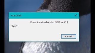 How to fix with USB Flash Drive insert disk [upl. by Ynez254]