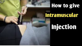 How to give Intramuscular injection perfectly [upl. by Edik866]