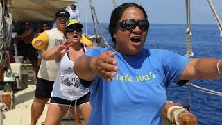 Worldwide Voyage  Hōkūleʻa Visits Miloliʻi One Of The Last Traditional Fishing Villages [upl. by Coriss385]