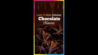 Learn to make easy and delicious chocolate mousse recipe shorts [upl. by Nednil969]