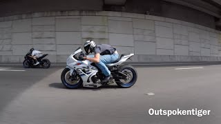 Suzuki Hayabusa vs GSXR 1000 vs BMW S1000RR vs Yamaha R1M  Street Race [upl. by Kloman]