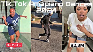 Best of amapiano dance challenges  2024 🔥🥵😱 tiktokamapianodances tiktokviral trending amapiano [upl. by Tioneb]