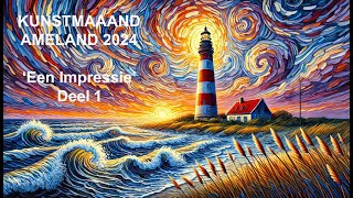 Kunstmaand Ameland 2024 een impressie Deel 1 [upl. by Aneehsor]