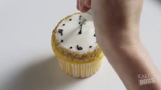 Cake Boss Cupcake Calendar January  New Years Countdown Clock Cupcake Tutorial [upl. by Lerret]