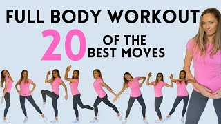 FULL BODY WORKOUT  20 CALORIE BURNING MOVES  TONES ABS ARMS THIGHS amp GLUTES  LUCY WYNDHAM READ [upl. by Henka]